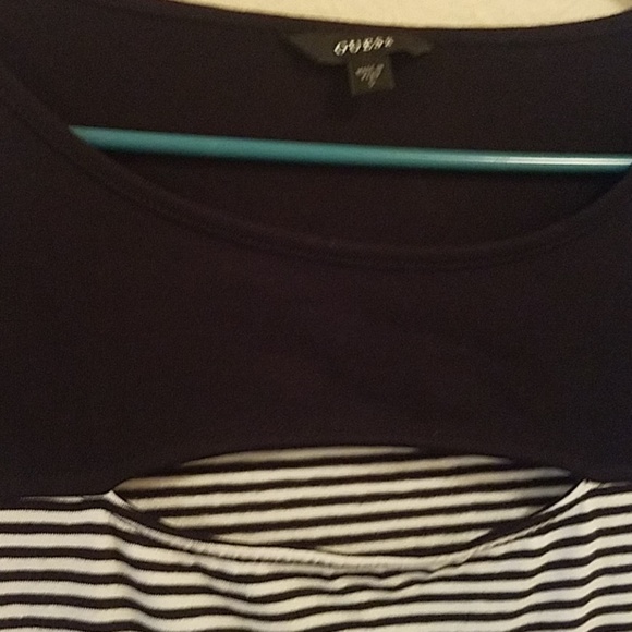 Black and white striped dress - Picture 3 of 4